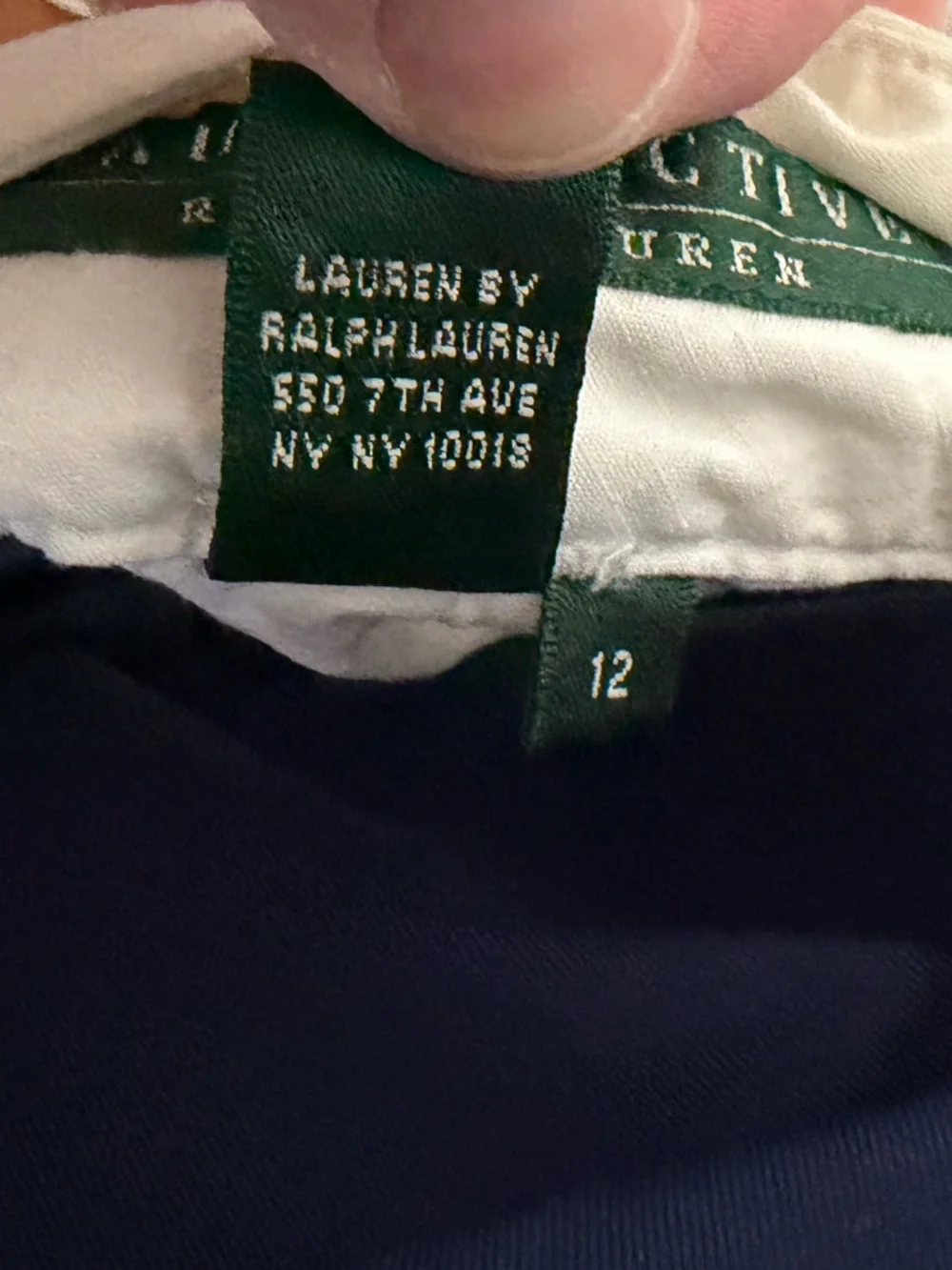 Lauren by Ralph Lauren White Capri Cargo Zip Pocket Utility Bermuda Shorts Sz 12 - Picture 12 of 12
